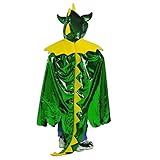 Great Pretenders Dragon Cape, Green (Size 5/6)