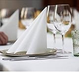 Jucoan 24 Pack White Cloth Napkins 43x43cm Washable Reusable Dinner view 6