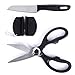 Wolfgang's Kitchen | Heavy Duty Stainless Steal Culinary Cutlery Gift Set | Cooking Scissor, Chef Paring Knife | Bonus Tungsten Steel Ceramic Knife Blade Sharpener