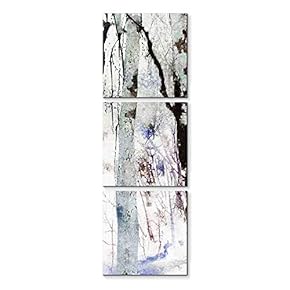 3 Panel Birch Woods Pictures Home Wall for...