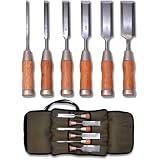 12 Inch Mason Chisel With Hand Guard – Heavy Duty Flat End Rock Concrete Mortar Stone Chisel, Solid-Forged Steel For Demolishing, Carving, Scaling & Breaking