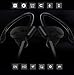 Amotus Wireless Bluetooth Headphones In Ear with Mic Noise Cancelling Earphones Sweatproof Earbuds with Earhook Built-in Mic (Black)
