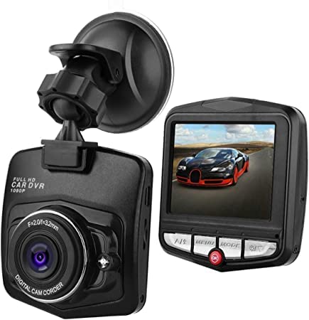 Unifizz 2.4 Inch 1080P HD Dash Camera Video Recorder Night Vision Dual Lens Loop Recording Car