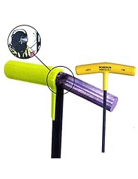 Bondhus 13109   5 32" (extremo de bola punta Graduado de longitud con mango en T con acabado de Proguard, 9.1," 2 piezas