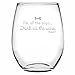Fineware Funny Wine Glass - Pet All The Dogs Drink All The Wine - 15 Oz Stemless Wine Glass