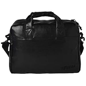 F Gear Aristo Black Soft Sided Laptop Bag (2435)