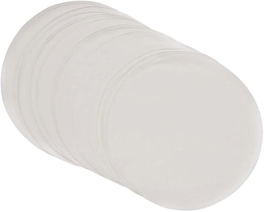Baking Parchment Paper Circles 20cm,8 Inch Non-Stick Precut Round Baking Sheets Liners for Cream Cake Pans Kitchen Food (Pack of 500)，White