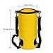 YOKIRIN Waterproof Dry Bag Lightweight Floating Roll Top Sack Backpack for Beach, Boating, Fishing, Rafting, Swimming, Camping, Hiking, Fishing and Snowboarding (Yellow)