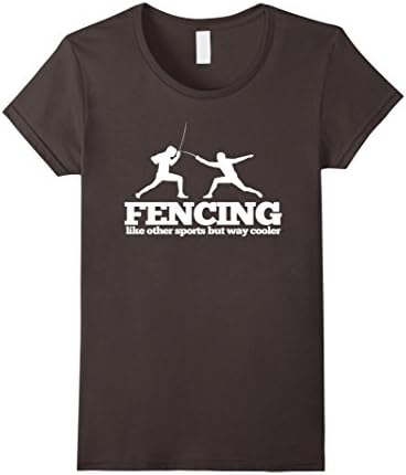 Women's Fencing like other sports but way cooler T Shirt Small Asphalt