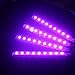 Car Interior Lights,LED Car Interior,Waterproof,Interior Atmosphere Neon Lights Strip for Car 36LED 4pcs (Pink)
