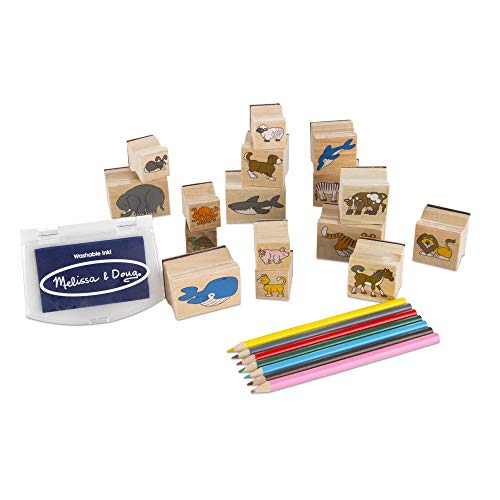 6 Melissa+Doug+Wooden+Stamp+Set