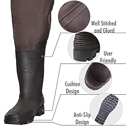 OXYVAN Chest Waders with Boots for Men