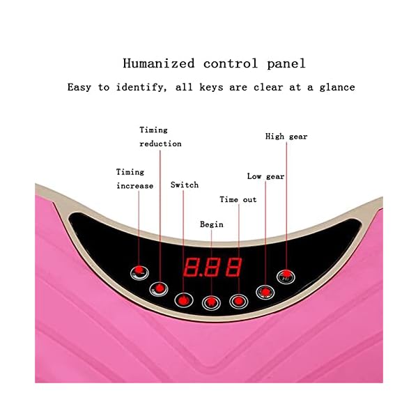 Vibration-Plate-Vibration-Plate-Exercise-Machine-With-Bluetooth-Speaker-Remote-Control-Vibration-Fitness-Trainer-For-Weight-Loss-Body-Toning-300lb-Max-LoadColorPink-vibration-plate-powerf Vibration Plate, Vibration Plate Exercise Machine With Bluetooth Speaker, Remote Control, Vibration Fitness Trainer For Weight Loss & Body Toning, 300lb Max Load.(Color:Pink vibration plate powerf