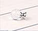 Do4U 10pcs 30mm Crystal Glass Cabinet Knob Drawer Pull Handle Kitchen Door Wardrobe Hardware Used for Cabinet, Drawer, Chest, Bin, Dresser, Cupboard (30mm, Fresh Silver)