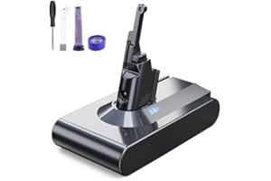 RVACBOS Designed for V8 Battery Replacement 21.6V 8.0Ah Compatible with V8 Animal Battery Replacement V8 Motorhead V8 Fluffy SV10 Carbon Fiber Vacuum Cleaner