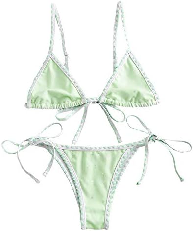 zaful mint green bikini