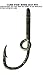Eagle Claw Camo Hat Hook Fish Hook for Hat Pin Clip