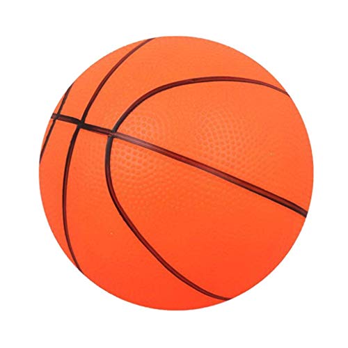 Mini Basketball Soft Basketball Bouncy Basketball Indoor/Outdoor Sports Ball Kids Toy Gift - Orange