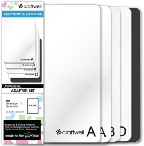 Craftwell Platform Adaptor Set for Cut n Boss Machines - Plates Platfoms & Shim - Free P&P
