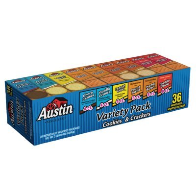 Austin Cookie amp; Cracker Variety Pack - 36 ct.