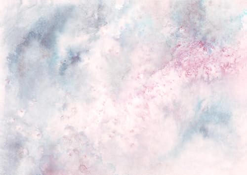 Rasch Tapete 362930 - Fototapete auf Vlies mit Himmel in Blau, Rosa und Weiß aus der Kollektion Magicwalls - 3,00 m x 4,24 m (LxB)