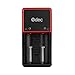 Odec Universal Battery Charger for AA, AAA, AAAA, C, 18650, 26650 Ni-MH Ni-Cd Li-ion rechargeable batteries, 2 Independent Bay