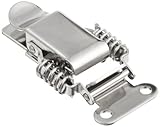 Stainless Steel 304 Spring Loaded Draw Latch, Polished Finish, Non Locking, 3 21/64