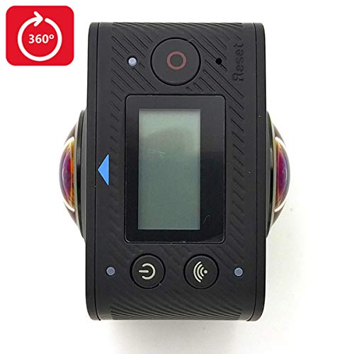 Nk-NK-AC3091-36D-WIFI-Cmara-de-Accin-Doble-ptica-Wifi-USB-360-X2-Negro