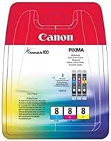 Canon CLI-8 Ink Tank Multipack Yellow Cyan Magenta for PIXMA Pro9000 iP6600D view 3