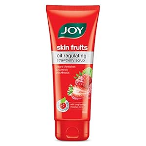 Joy Skin Fruits Oil Regulating Strawberry Scrub, 200ml