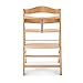 hauck Alpha+ Grow Along Solid Beechwood Highchair with Adjustable Seat, 5 Point Safety Harness, and Bumper Bar for Infants and Toddlers, Natural