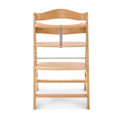Hauck Kinder Hochstuhl Alpha+ - Mitwachsender Holz Babystuhl (FSC