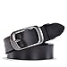 TUNGHO Simplicity Leather Belts For Women Polished Buckle Plus Size XXL (L, 41