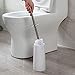 Neady Toilet Brush and Holder Modern Design Longer Brush and Heavy Enough for Bathroom Toilet