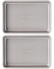 USA Pan Bakeware Mini Sheet Warp Resistant Nonstick Baking Pan (2-Pack) Bundle (2 Items)