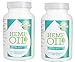 Manitoba Harvest Hemp Foods Hemp Oil Soft Gels, 1000 mg, 60 Count (2 Bottle Pack)