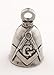 Masonic Mason Guardian Bell Motorcycle - Harley Accessory HD Gremlin NEW Riding Bell Key Ring