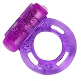 3 Silicone Cockring Set with Clit Stimulator (2 x Vibrating Pleasure Rings + 1 Standard Ring) - Pleasure Enhancing Sex Ring Set