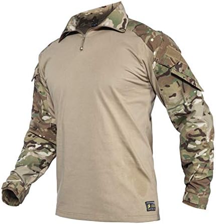 Pavehawke G3 迷彩シャツ 肘パッド付き メンズ タクティカルハンティングユニフォーム ペイントボールギア