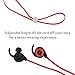 Bluetooth Headphones, GJT E10 V4.1 Wireless Sports Earphones with Mic Bluetooth Headsets Lightweight Sweatproof In Ear Noise Cancelling Earbuds Secure Fit for Gym&Sports (Red)