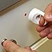 QDOS SureCatch Adhesive Magnetic Cabinet Lock | 4 Locks + 1 Key | White - Perfect Installation the FIRST time - No Removing Drawers! No Drilling! No Tools Required! Only for Standard Framed Cabinets