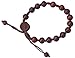 Hand-made Dark Wood Rosary Bracelet