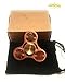HAND SPINNER FIDGET PRIME METAL EDC TOY ADHD 100 % COPPER PLUS ULTRA DURABLE BEST HIGH SPEED RUNNER PRODUCT RUN UP BETWEEN 4 TO 5 MINUTES TOYS FOR (CHILDREN & ADULTS) GOLD