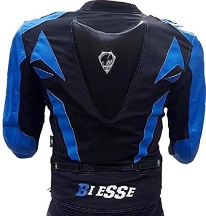 blanc//rouge noir//bleu 4XL avec protections certifi/&eacute;es CE 4XL noir//rouge Biesse Combinaison moto adulte en cuir et tissu r/&eacute;glable divisible en 2 pi/&egrave;ces veste et pantalon tailles XS noir//rouge