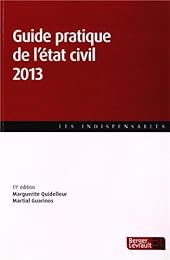 Guide pratique de l'état civil 2013