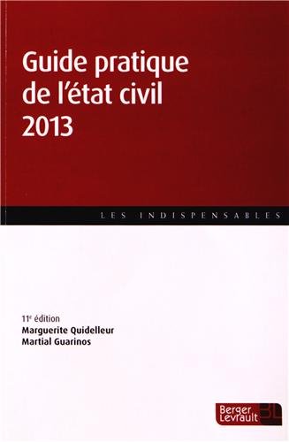 Guide pratique de l'état civil 2013