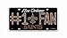 Rico Industries NFL New Orleans Saints #1 Fan Metal License Plate Tag, 6 x 11.5-inches