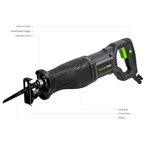 image for GALAX PRO Reciprocating Saw, GALAX 7.5 Amp Variable Speed Corded Recip