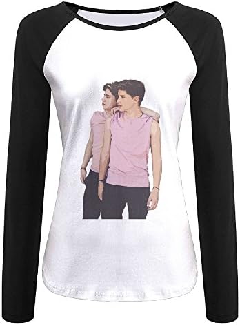 Guangchn Women's Martinez&amp;Twins Creative Print Graphic Tee Fashion Long Sleeve T-Shirt