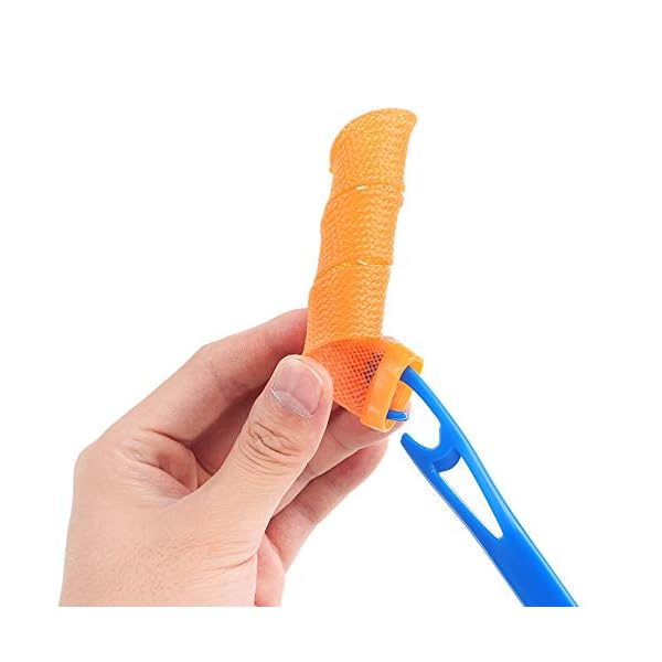 18 Pieces Hair Curlers Spiral Curls No Heat Wave Hair Curlers Styling Kit with 2 Pieces Styling Hooks for Most Kinds of…